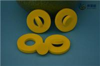 顺德供应黄色黑色光面硅胶垫 圆形自粘家具硅胶垫片