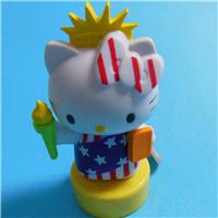 Hello Kitty儿童玩具，PVC印章公仔印章公仔玩偶来图订制