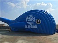 广州市飞鱼游乐大型充气鲸鱼帐篷定制充气帐篷充气城堡充气帐篷气模模型充气鲸鱼