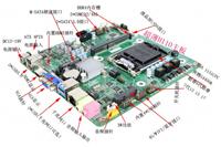 支持4K大液晶屏触控一体机主板X86芯片组H110 ITX主板