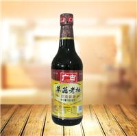 厂家广东广古批发酿造酱油500毫升草菇老抽