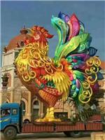 鸡年春节主题公鸡道具模型出租、玻璃钢公鸡出租出售