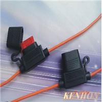 深圳带线保险丝座中型带盖防水汽车保险盒KH-601定制定做