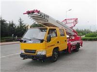 供应云梯车成员之一-威海高丽亚28米民用云梯搬家车，操作简单，用途广泛；现在购买免征购置税更划算