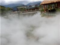 西安造景造雾度假山庄水上世界景观喷雾人造雾