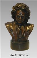 音乐家 雕塑 贝多芬 装饰 铜摆件 欧式铜像 人物铜雕