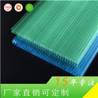 上海捷耐厂家加工 4mm绿色聚碳酸酯双层uv阳光板