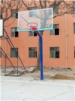 郑州厂家直销圆管地埋篮球架家用学校方便，价格便宜