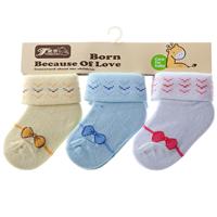 棉袜供应儿童宝宝纯棉袜子保暖护脚