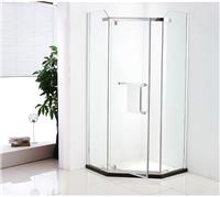 钻石形简易淋浴房整体浴室钢化玻璃隔断洗澡间定制淋浴房玻璃浴室