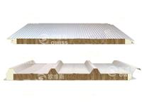 新型防火岩棉夹芯墙面板 青岛欧维斯竭诚为您提供优质岩棉保温板
