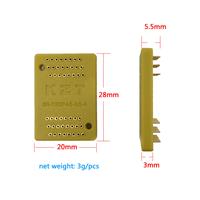 TSOP48黄色端子板 tsop48针座转接板针板 pin board Adapter
