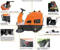 清洁洗地机，科的/kediGBZ-530B手推式电动洗地机，电动洗地机厂家