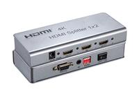 深圳市厂家直销1进2出 4K HDMI分配器 支持EDID批发