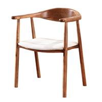 众美德主题餐厅|美式复古铁艺|实木餐桌椅定做|深圳实木转印牛角椅