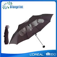雨伞三折中指伞 创意个性三折伞尺寸