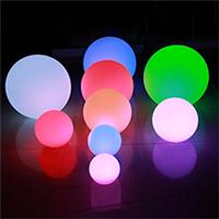 LED发光小圆球发光家具节日聚会圆球灯七彩遥控环保灯