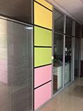 科艺80款玻璃高隔断 板式隔墙铝合金高间隔 办公室屏风隔断墙