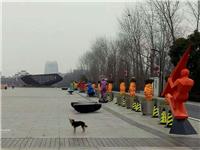 上海定制 玻璃钢机器猫雕塑 大型城市景观雕塑 来图定制
