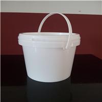 聚丙烯101胶水桶5升10L15公斤全新料开口手提塑料圆桶涂料桶生产厂家
