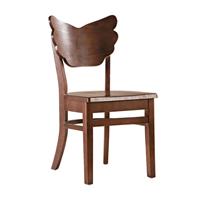 实木靠背桌椅，原木色小桌椅，众美德家具，简约定制，厂家直销