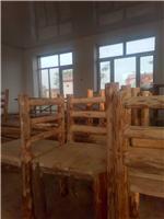 七台河大型实木家具生产公司 饭店餐厅**实木座椅供货