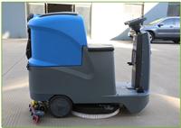 驾驶式小型车间用洗地车专业生产保洁医院洗地机济宁小林