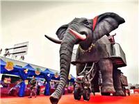 郑州梦幻暖场逼真机械大象出租，重量级机械大象租赁，机械大象出售