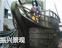 内销装饰船厂家 想做陆地观赏海盗船 就到深圳振兴景观