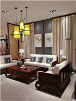新中式家具 实木沙发组合 现代简约 客厅家具定制 厂家直销