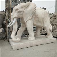 嘉祥石雕大象|青石大象|汉白玉石象|招财象新款造型
