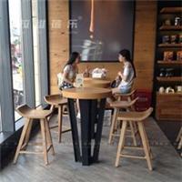 安徽合肥实木桌椅定制拉维蓓乐品牌咖啡厅桌椅西餐厅椅子订制