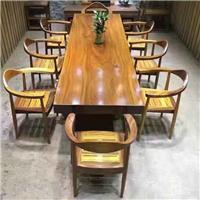 美式铁艺实木餐桌|酒店复古简约餐桌椅|餐厅家具定制家用|松木饭桌