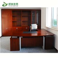 上海办公家具 实木老板办公桌 中式大班桌总裁桌椅组合 产地货源