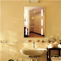 LED带灯浴室镜防雾洗手间镜子无框灯镜壁挂卫浴镜定做