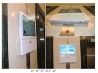 电梯广告机电梯内广告播放器液晶显示器 一键发布信息循环播放厂家供应