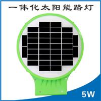 新款5W一体化太阳能发电灯具太阳能壁灯感应手提灯太阳花Led灯