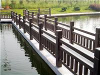 山西朔州仿木栏杆模具 河道护栏塑料模具厂家