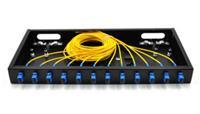 机架式光纤终端盒12口SC单模满配通用型光缆尾纤熔接盒
