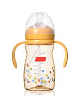 防摔新生儿婴儿防胀气PPSU耐热学饮奶瓶宽口径奶瓶