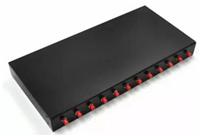 12口FC光纤终端盒单模满配机架式光缆尾纤熔纤盒通用型