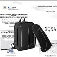 XQXA新款商务旅行多功能双肩包 高档牛津布背包厂家直销定制