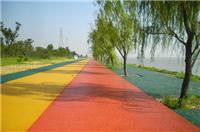 上海厂家供应彩色透水混凝土路面 优质生态透水路面工程承接
