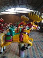 伊童乐游乐厂家直销四川沪州游乐园豪华长颈鹿飞椅游艺设施