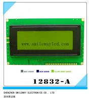 12232D不带中文字库液晶屏，SED1520控制，黄底黑字显示,5V供电