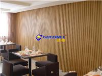 厂家直销餐厅酒店大厅用凹凸幕墙长城铝板 木纹转印铝板 烤漆长城板