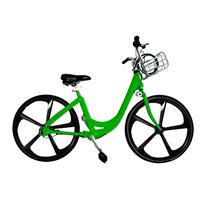 佳德兴无链轴传动公共自行车绿色