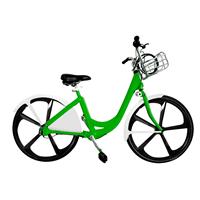 佳德兴无链轴传动公共自行车绿色加挡板