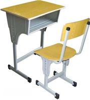 学校课桌椅 单人中小学生可升降课桌椅