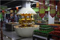 泓泰万家商场鸡蛋柜木制品鸡蛋展示柜禽蛋架批发定做工厂